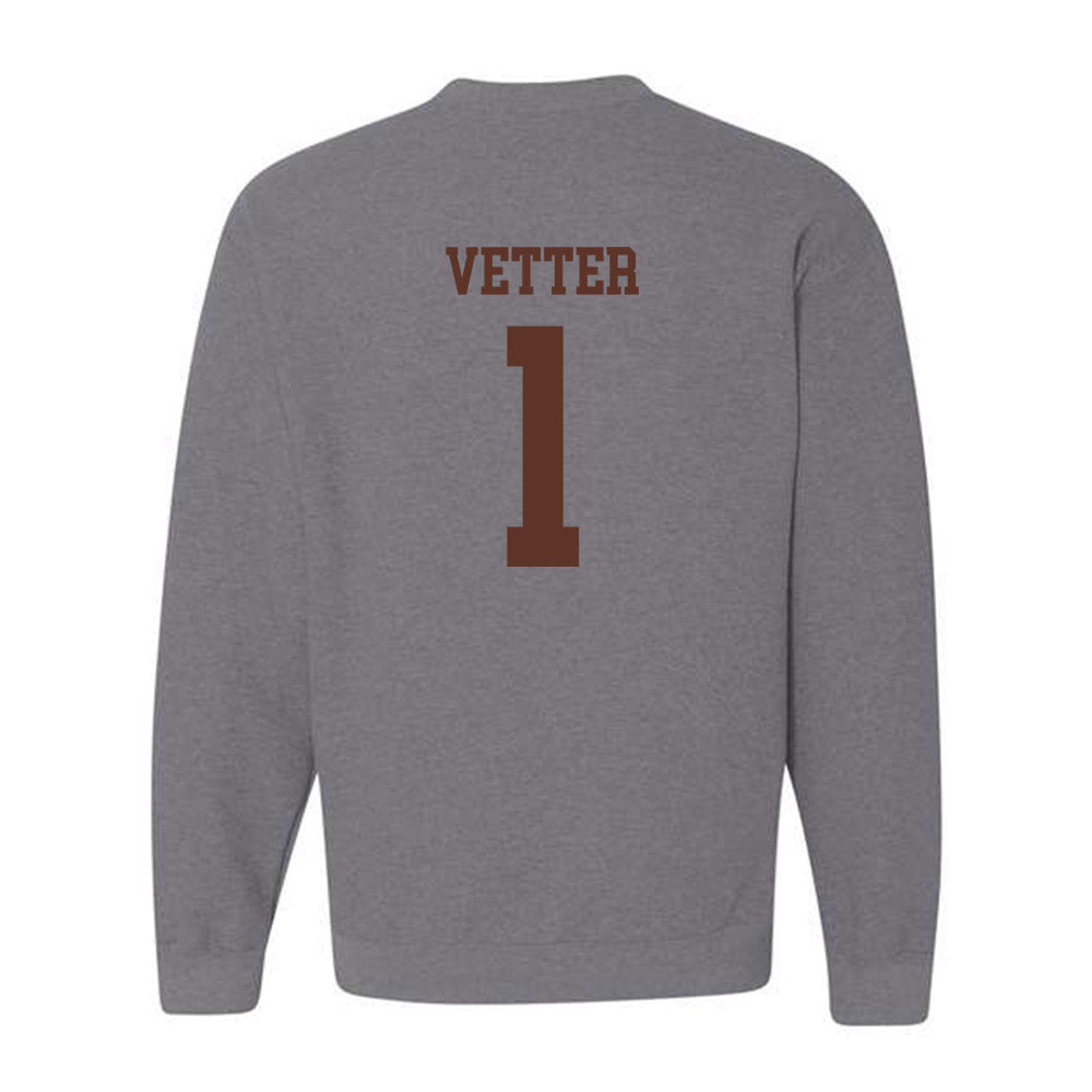 Quincy - NCAA Men's Lacrosse : Austin Vetter - Classic Shersey Crewneck Sweatshirt-1