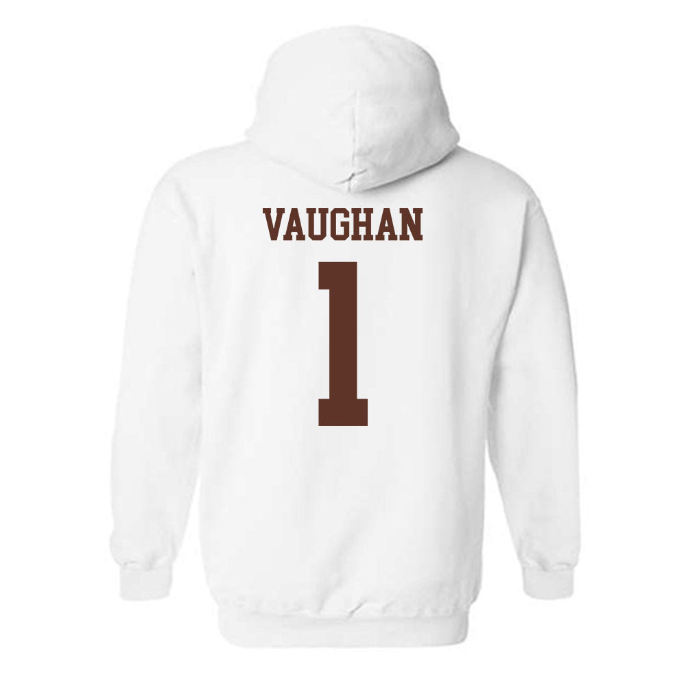 Quincy - NCAA Women's Basketball : Alivia Vaughan - Classic Shersey Hooded Sweatshirt-1