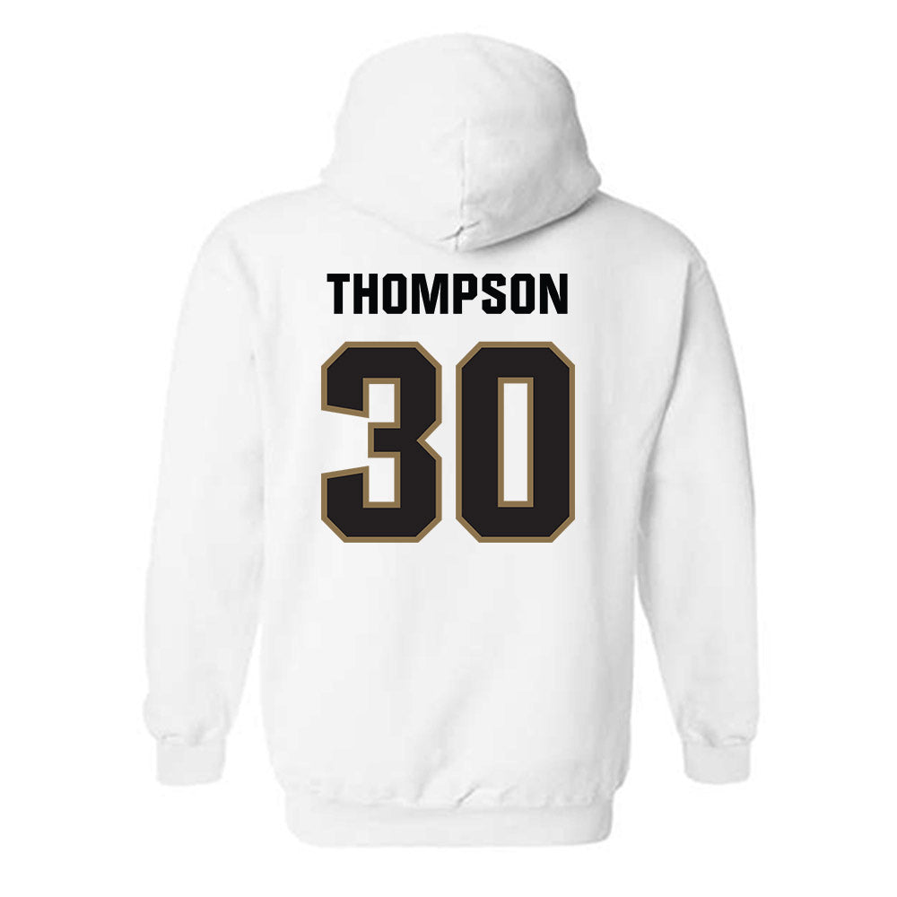 UNC Pembroke - NCAA Football : Brian Thompson - Classic Shersey Hooded Sweatshirt-1