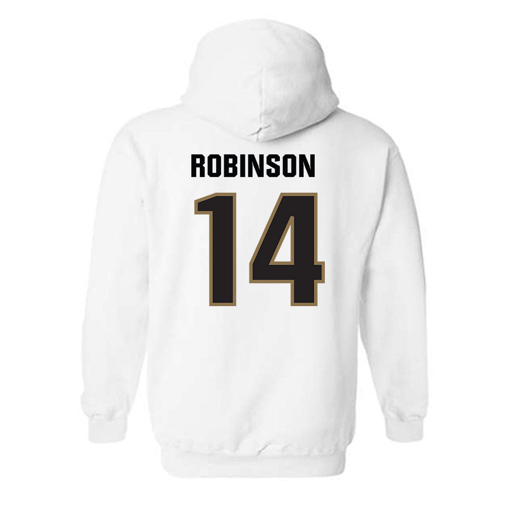 UNC Pembroke - NCAA Football : Tre Robinson - Classic Shersey Hooded Sweatshirt-1