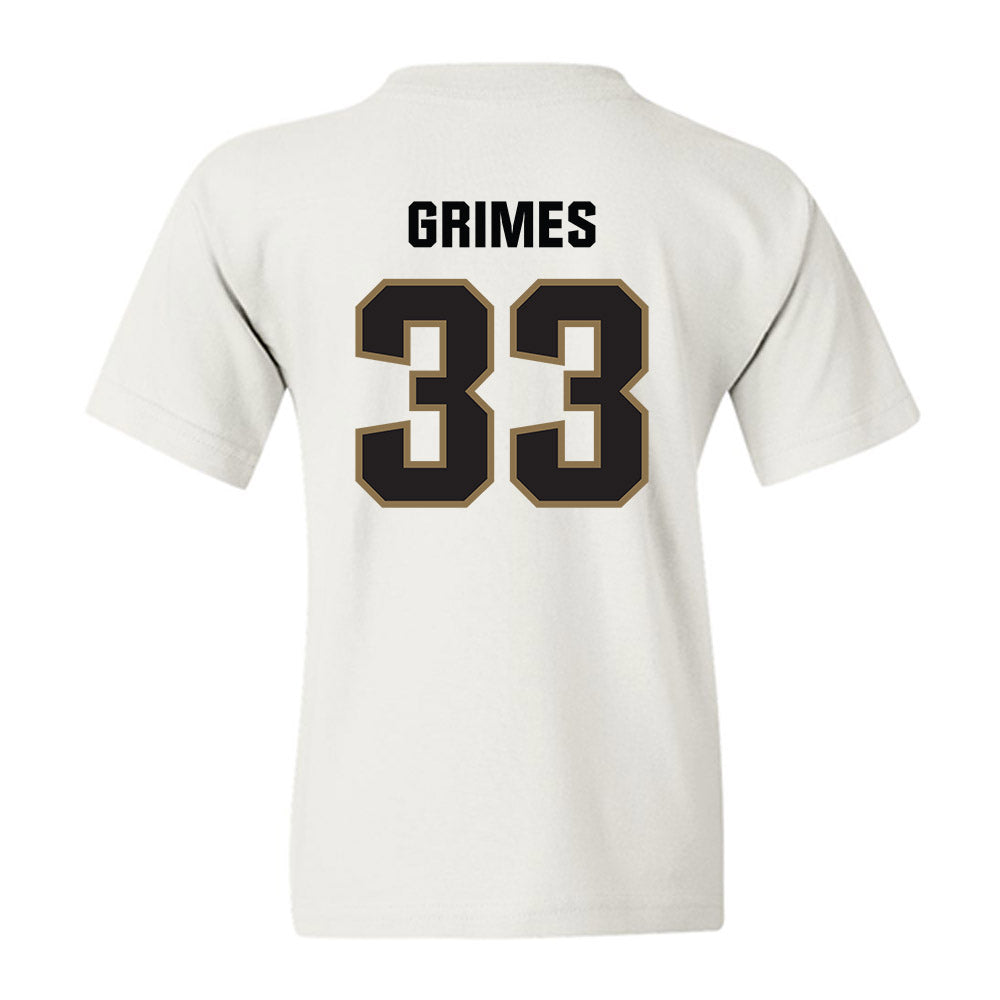 UNC Pembroke - NCAA Men's Basketball : Justin Grimes - Classic Shersey Youth T-Shirt-1