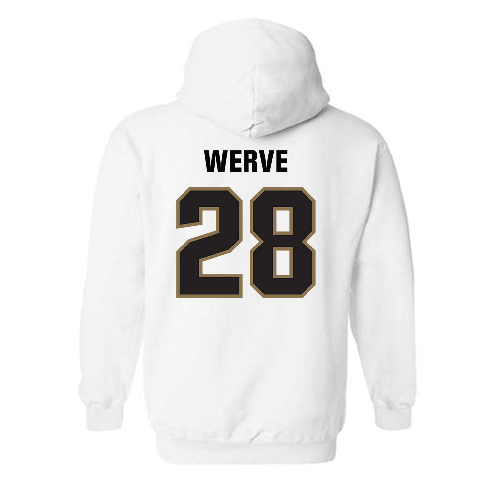 UNC Pembroke - NCAA Men's Ice Hockey : Pat Werve - Classic Shersey Hooded Sweatshirt-1