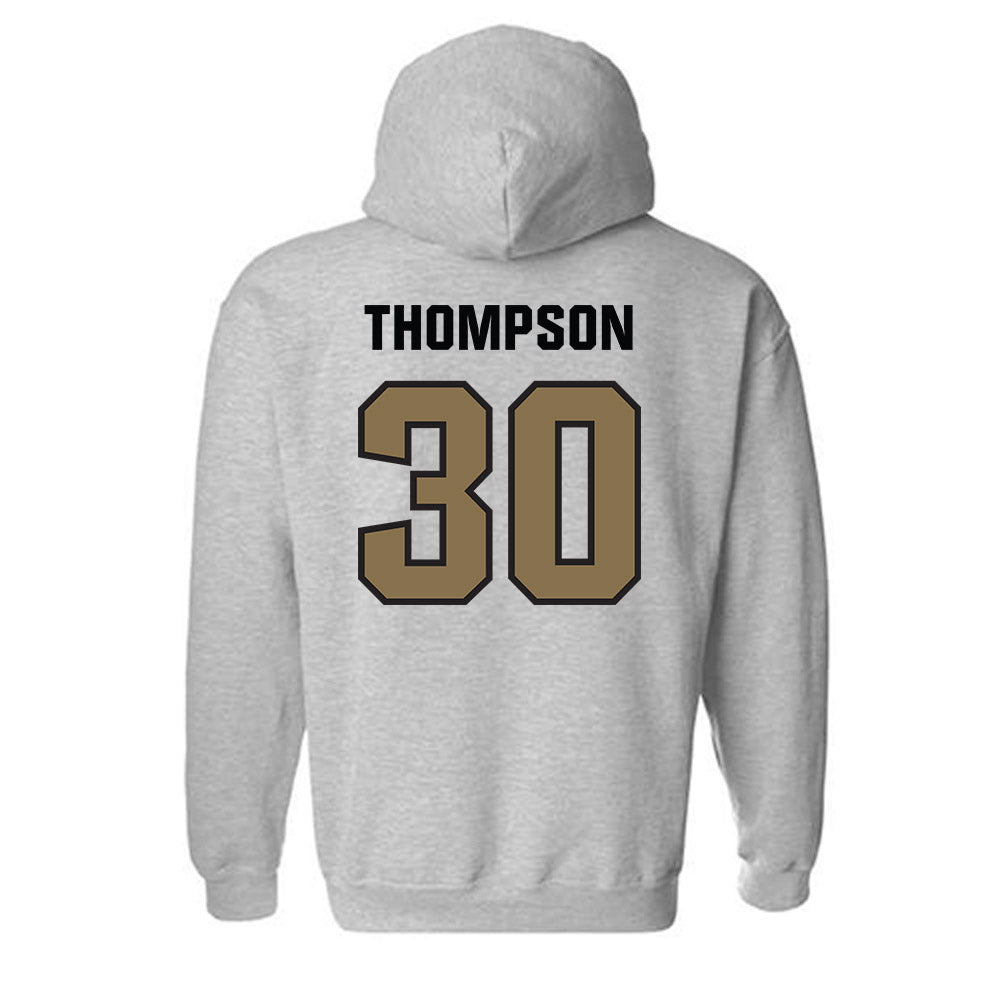 UNC Pembroke - NCAA Football : Brian Thompson - Classic Shersey Hooded Sweatshirt-1