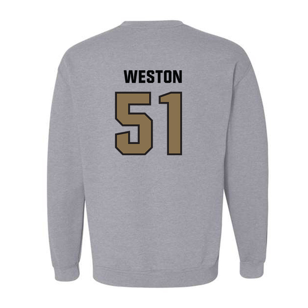 UNC Pembroke - NCAA Football : Brock Weston - Classic Shersey Crewneck Sweatshirt-1