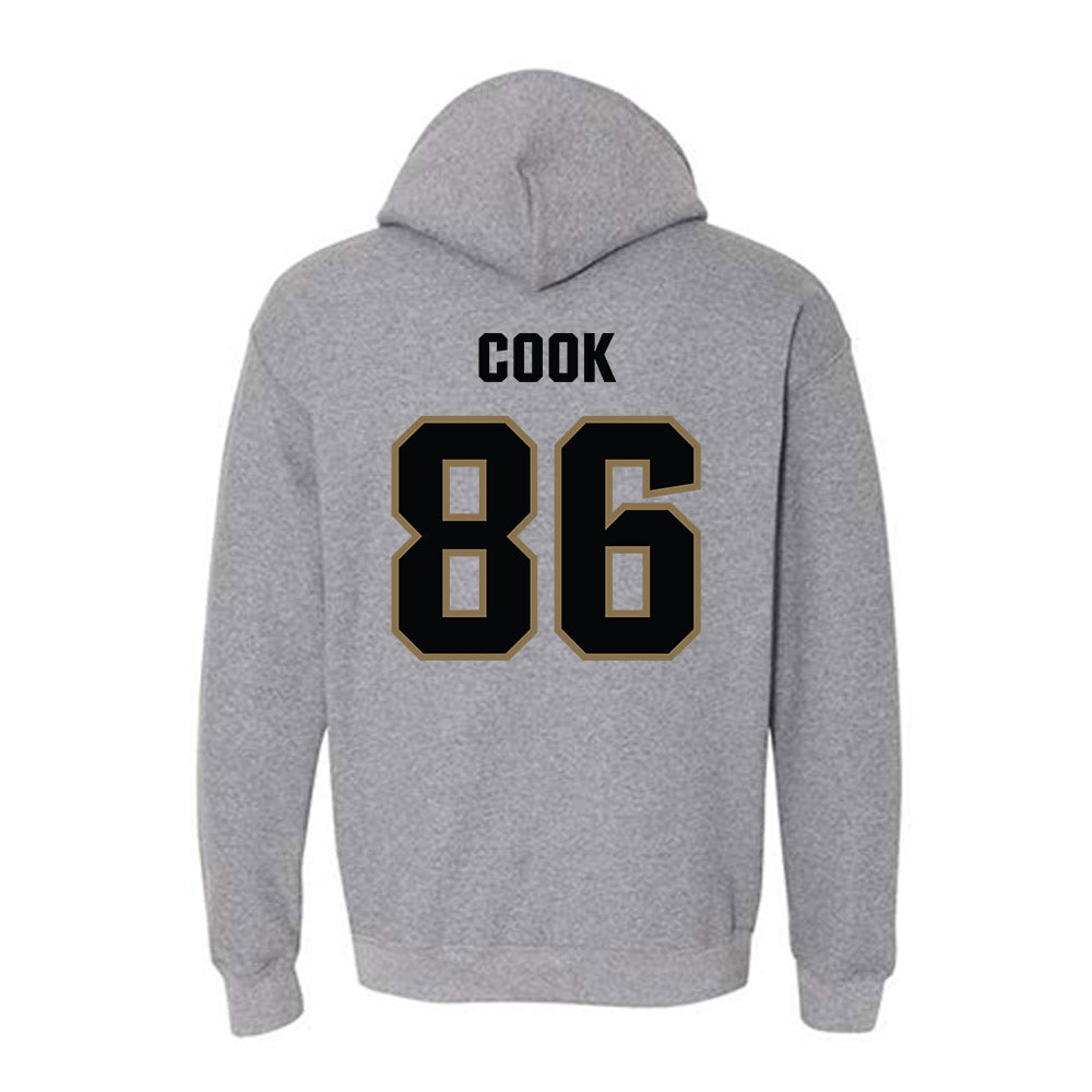 UNC Pembroke - NCAA Football : Logan Cook - Classic Shersey Hooded Sweatshirt-1
