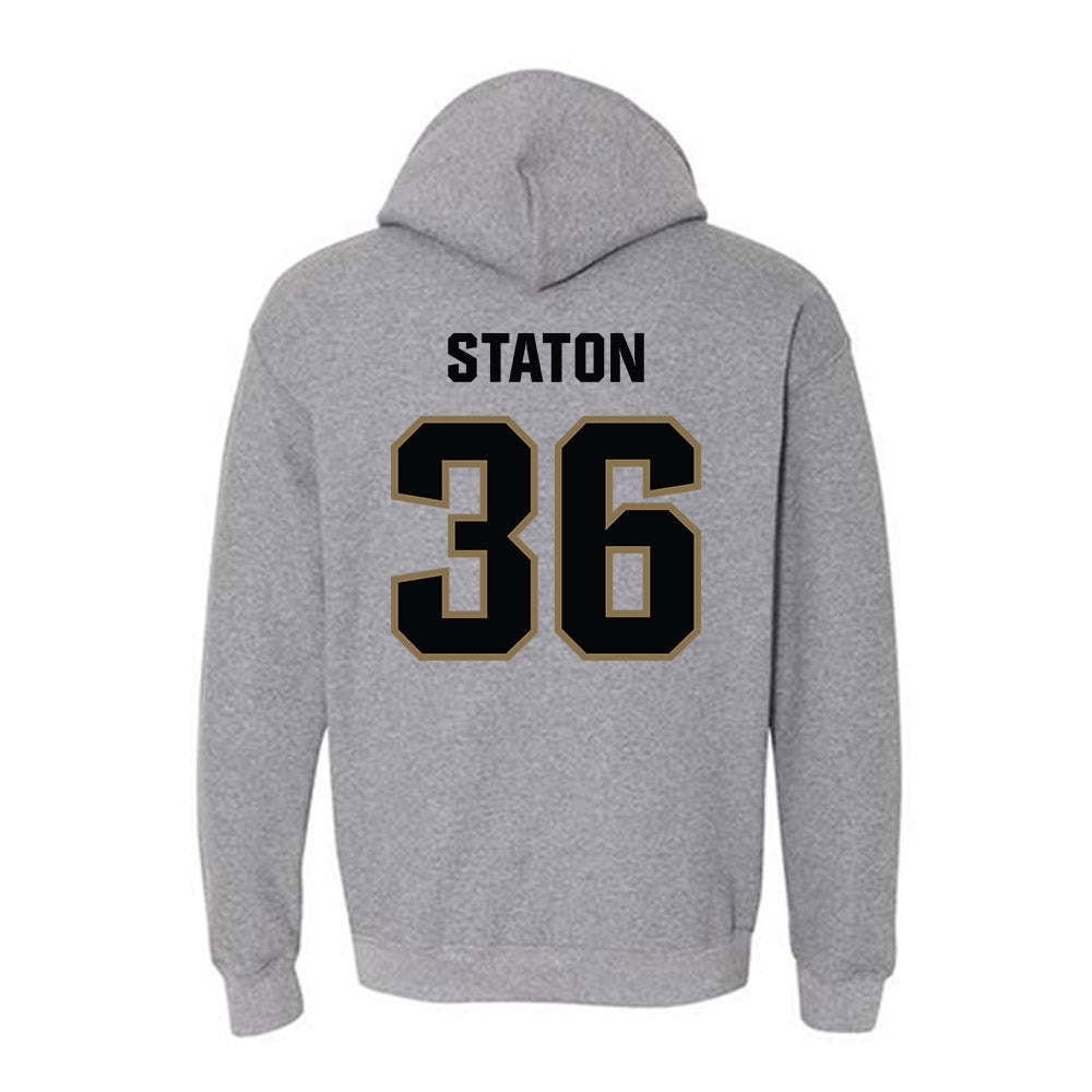 UNC Pembroke - NCAA Football : Kaleb Staton - Classic Shersey Hooded Sweatshirt-1