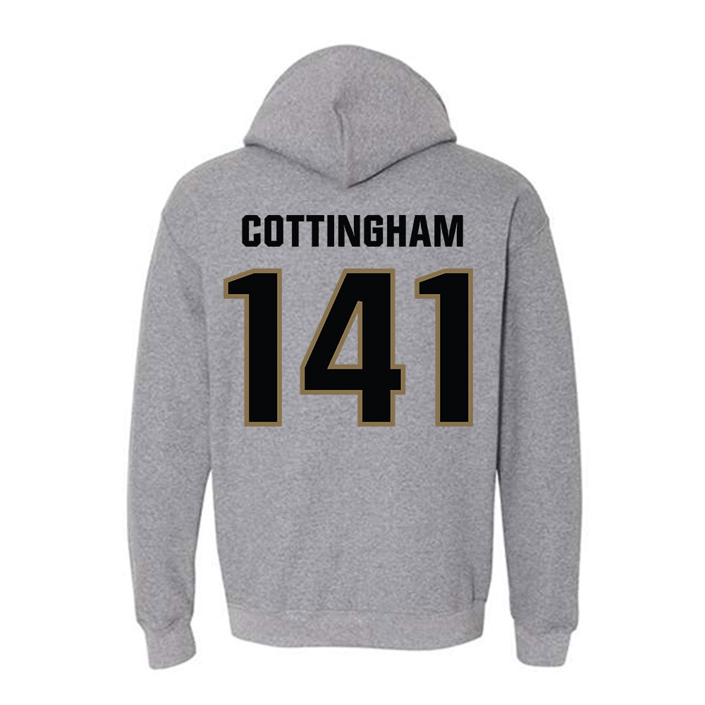 UNC Pembroke - NCAA Wrestling : Chance Cottingham - Classic Shersey Hooded Sweatshirt-1