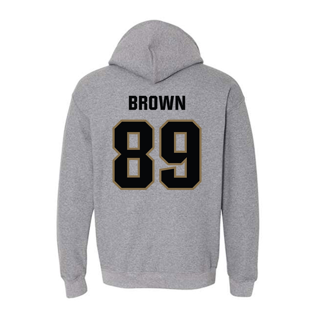 UNC Pembroke - NCAA Football : Malik Brown - Classic Shersey Hooded Sweatshirt-1