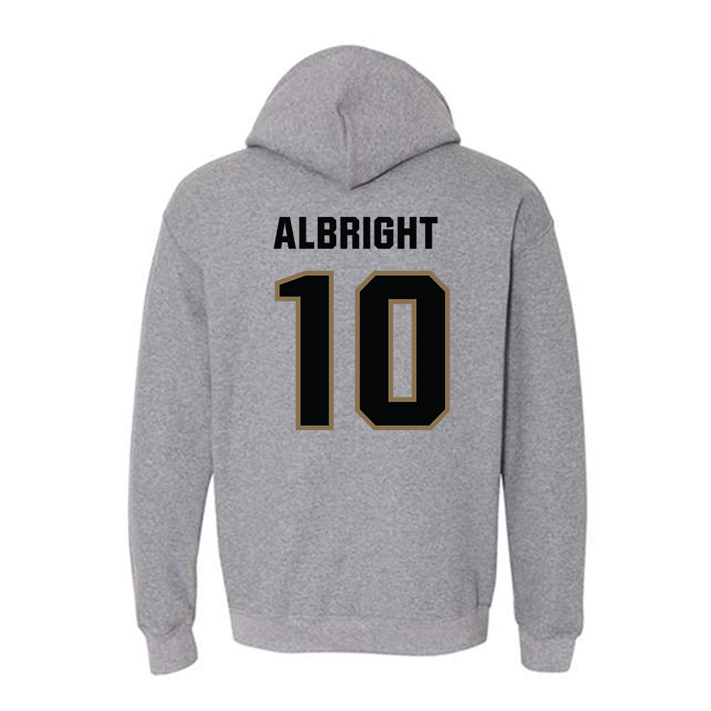 UNC Pembroke - NCAA Football : JaQuan Albright - Classic Shersey Hooded Sweatshirt-1