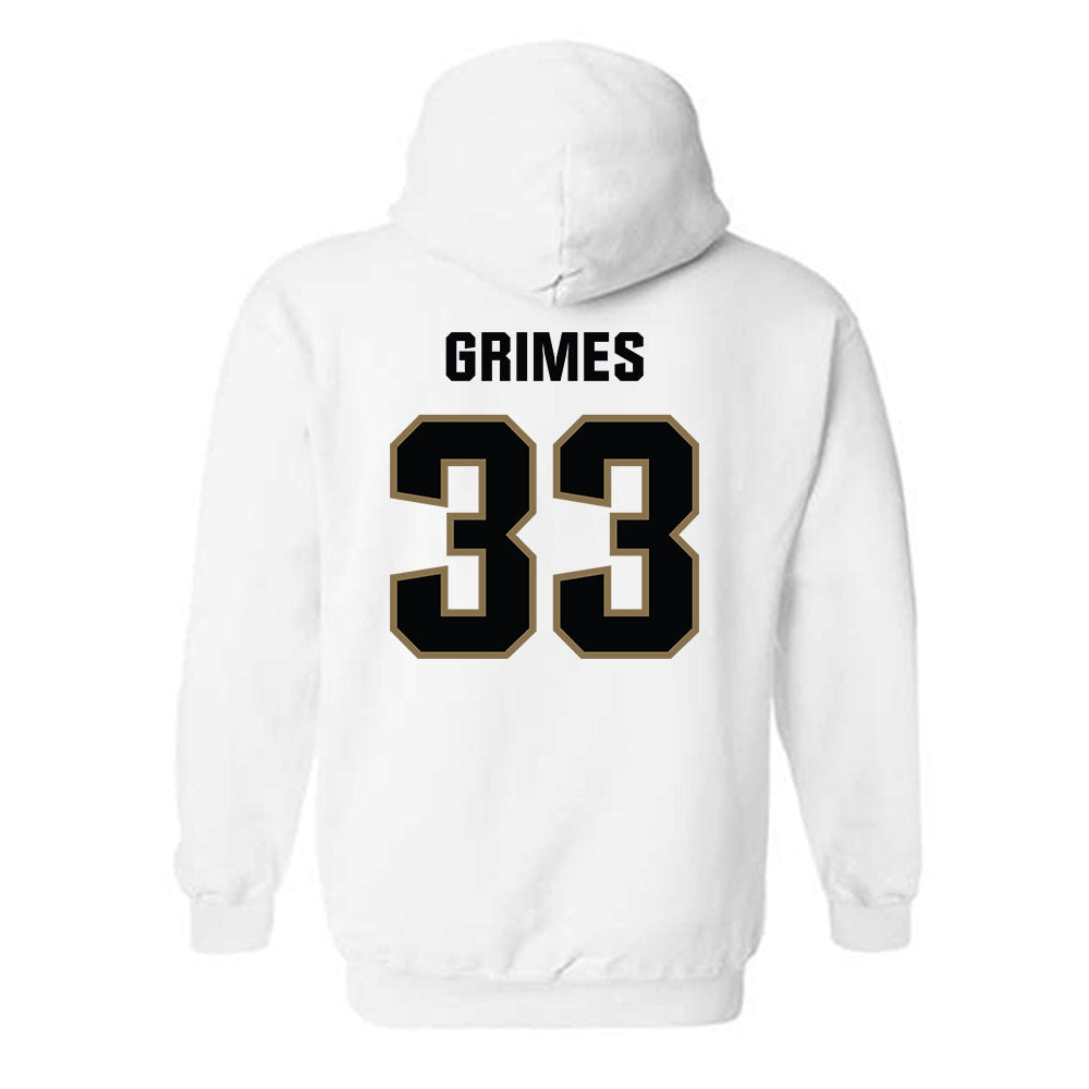 UNC Pembroke - NCAA Men's Basketball : Justin Grimes - Classic Shersey Hooded Sweatshirt-1