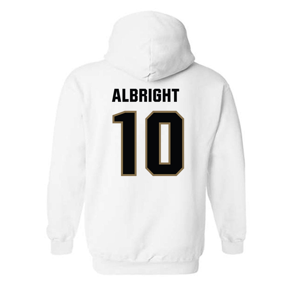 UNC Pembroke - NCAA Football : JaQuan Albright - Classic Shersey Hooded Sweatshirt-1