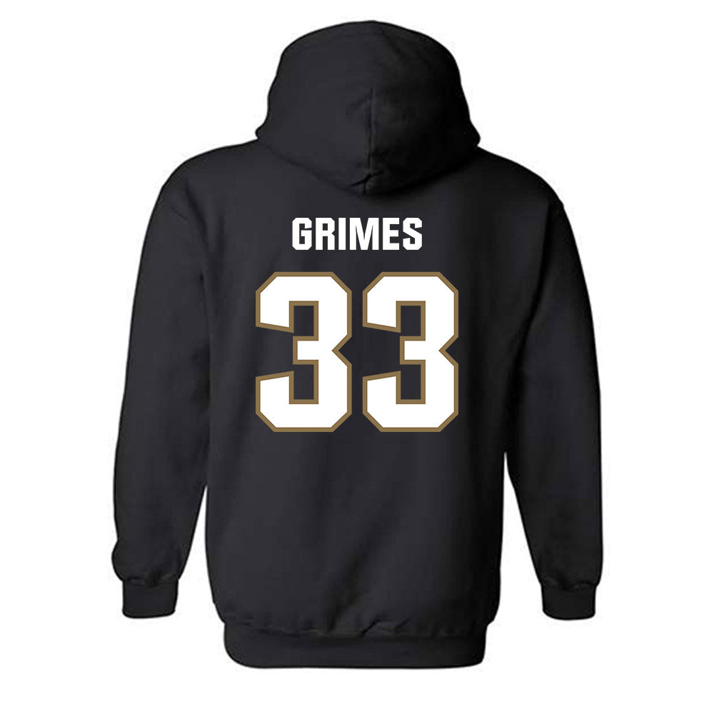 UNC Pembroke - NCAA Men's Basketball : Justin Grimes - Classic Shersey Hooded Sweatshirt-1