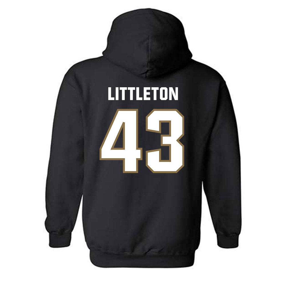 UNC Pembroke - NCAA Baseball : Garrett Littleton - Classic Shersey Hooded Sweatshirt-1
