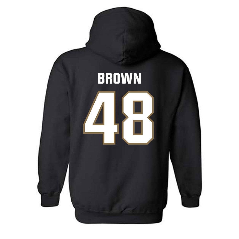UNC Pembroke - NCAA Football : Jake Brown - Classic Shersey Hooded Sweatshirt-1