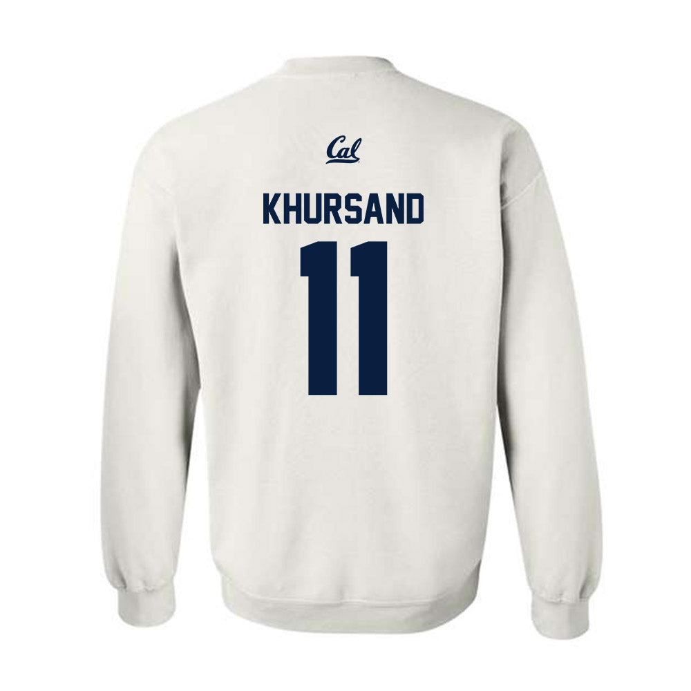 UC Berkeley - NCAA Women's Soccer : Elhom Khursand - Sports Shersey Crewneck Sweatshirt-1