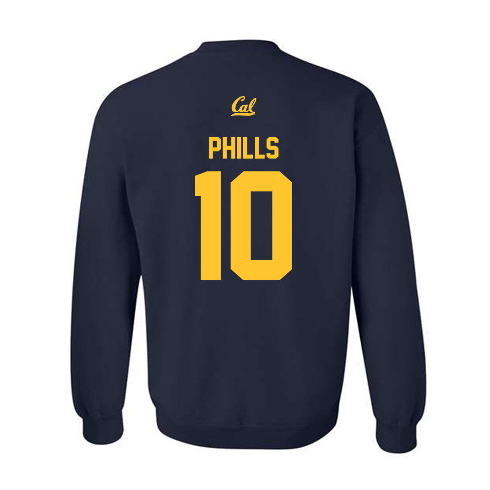 UC Berkeley - NCAA Women's Volleyball : Dominique Phills - Sports Shersey Crewneck Sweatshirt-1