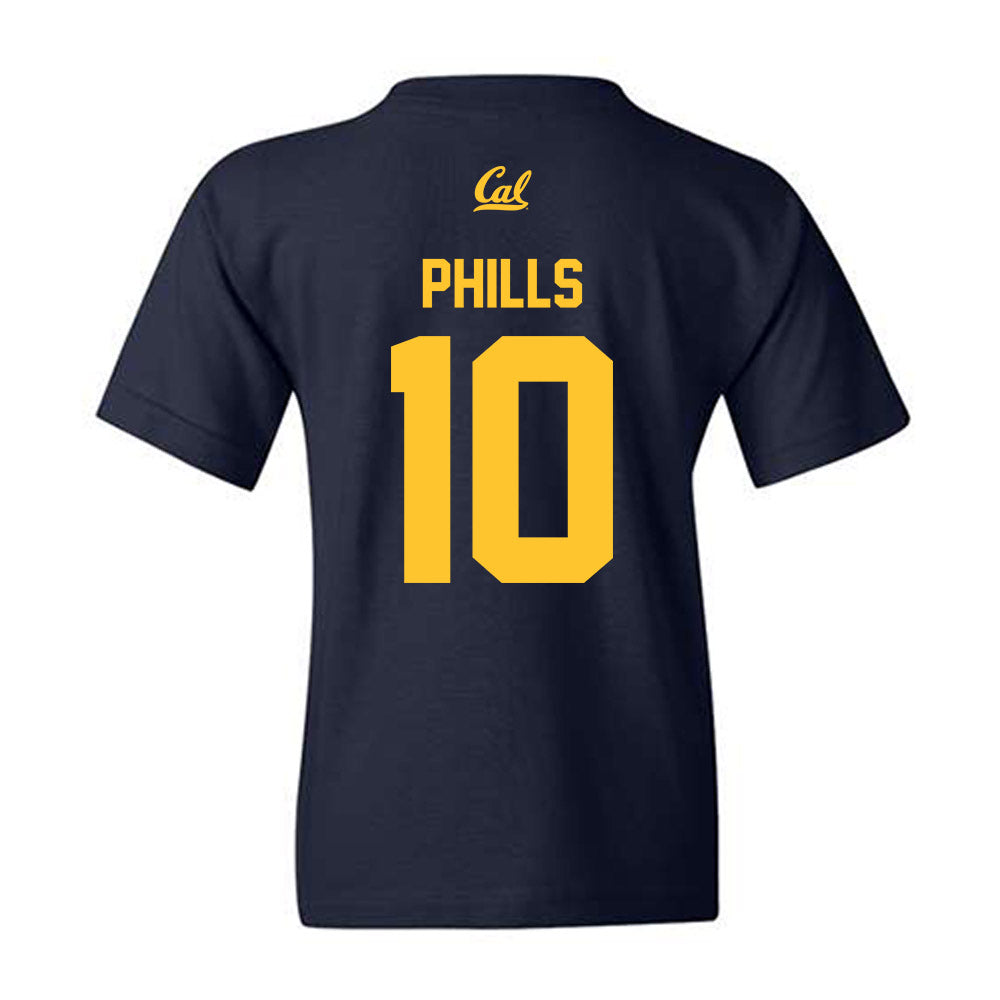 UC Berkeley - NCAA Women's Volleyball : Dominique Phills - Sports Shersey Youth T-Shirt-1