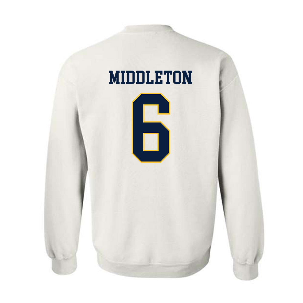 UC Berkeley - NCAA Women's Lacrosse : Jane Middleton - Sports Shersey Crewneck Sweatshirt-1