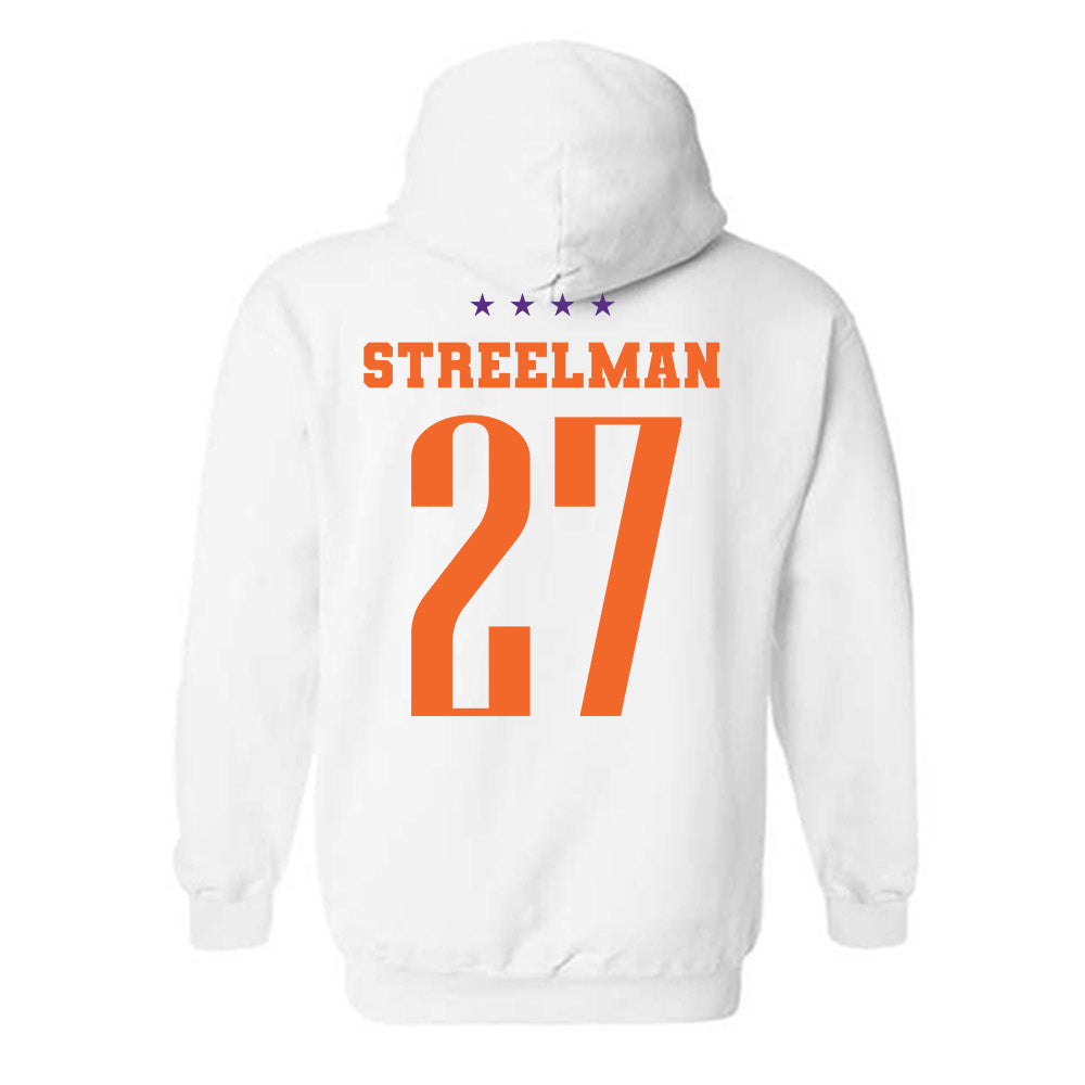 Clemson - NCAA Men's Soccer : Seamus Streelman - Hooded Sweatshirt-1