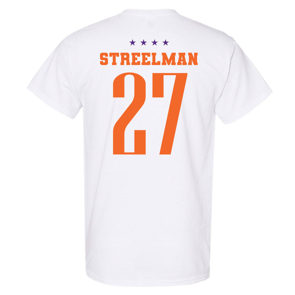 Clemson - NCAA Men's Soccer : Seamus Streelman - T-Shirt-1