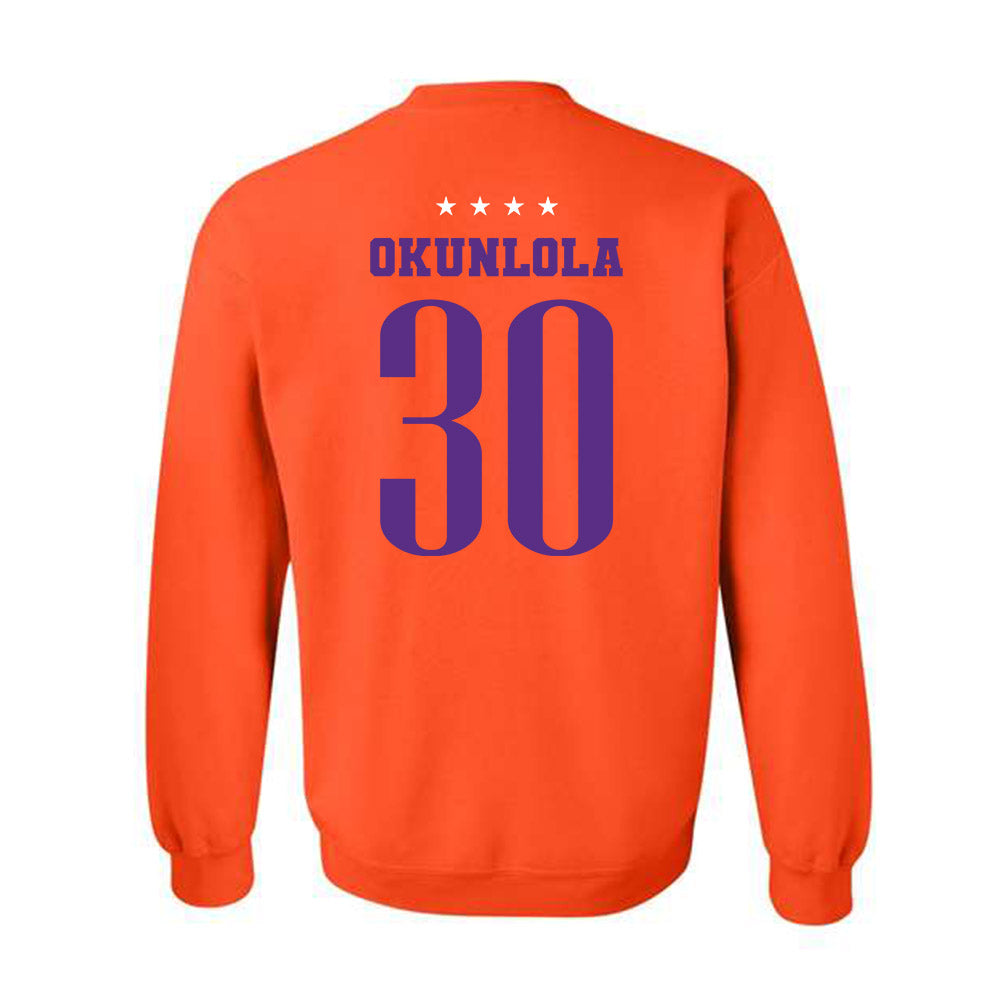 Clemson - NCAA Men's Soccer : Remi Okunlola - Crewneck Sweatshirt-1