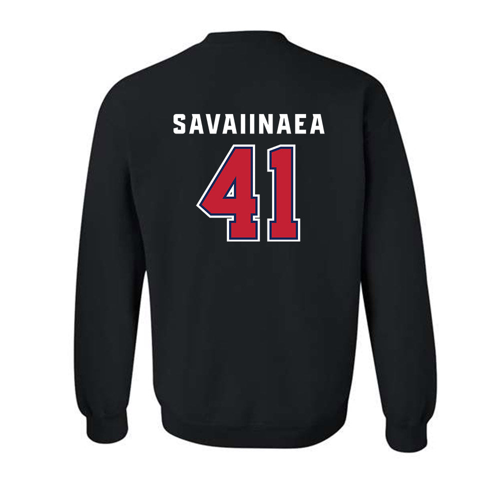 Arizona - NCAA Football : Julian Savaiinaea - Sports Shersey Crewneck Sweatshirt-1
