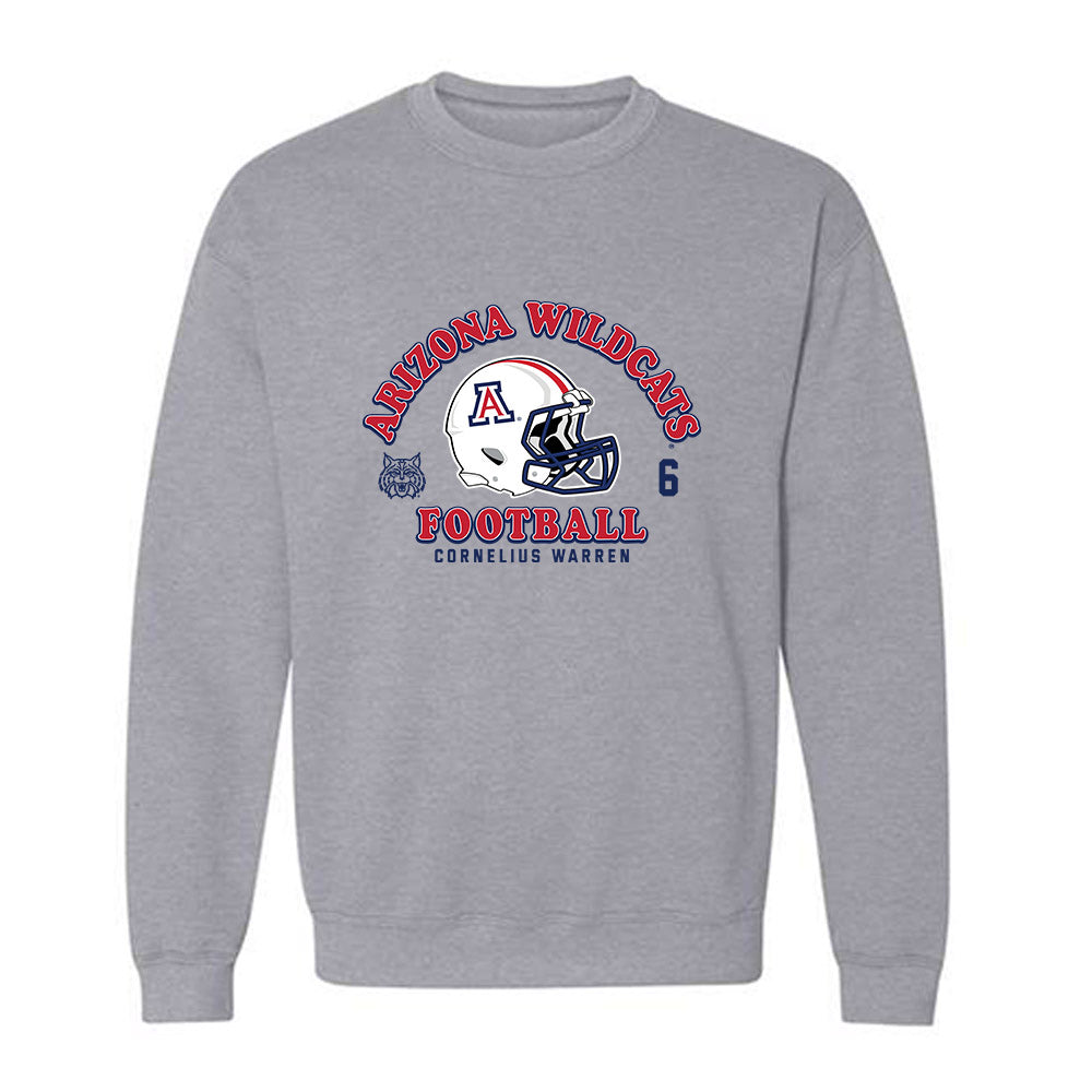 Arizona - NCAA Football : Cornelius Warren - Sports Shersey Crewneck Sweatshirt-0