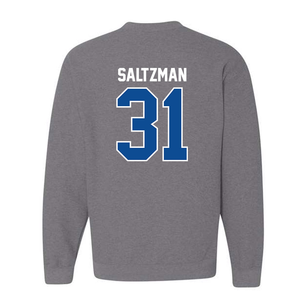 UAH - NCAA Baseball : Blake Saltzman - Classic Shersey Crewneck Sweatshirt-1