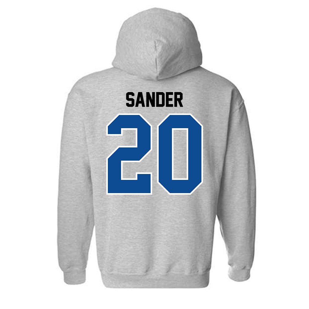 UAH - NCAA Men's Lacrosse : Jake Sander - Classic Shersey Hooded Sweatshirt-1