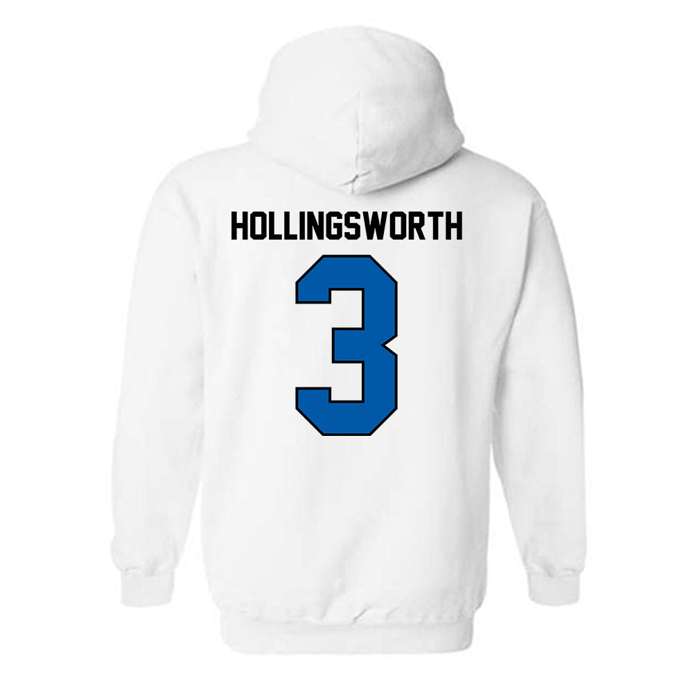 UAH - NCAA Women's Basketball : Mia Hollingsworth - Classic Shersey Hooded Sweatshirt-1
