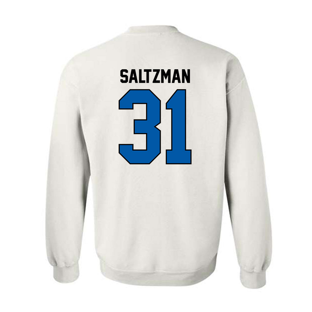 UAH - NCAA Baseball : Blake Saltzman - Classic Shersey Crewneck Sweatshirt-1