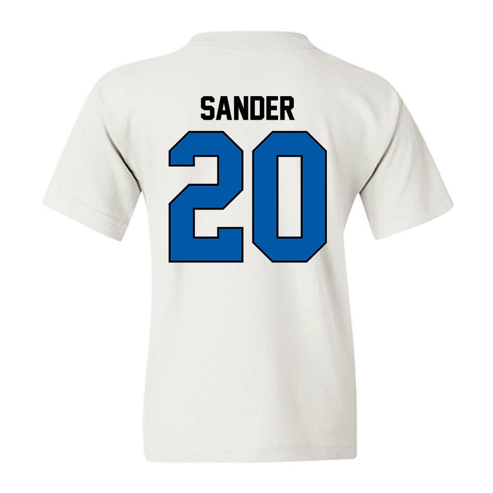 UAH - NCAA Men's Lacrosse : Jake Sander - Classic Shersey Youth T-Shirt-1