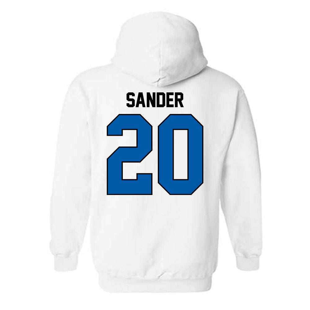 UAH - NCAA Men's Lacrosse : Jake Sander - Classic Shersey Hooded Sweatshirt-1