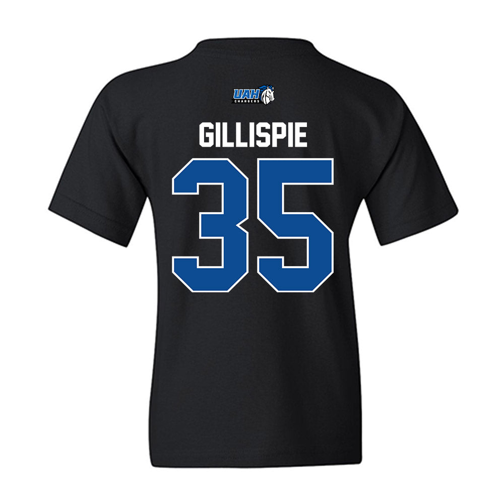UAH - NCAA Baseball : Brandon Gillispie - Classic Shersey Youth T-Shirt-1