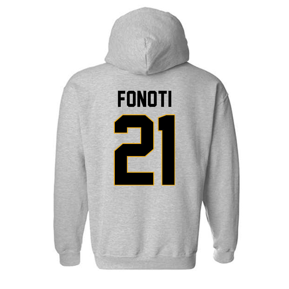 Missouri - NCAA Football : Malae Fonoti - Classic Shersey Hooded Sweatshirt-1