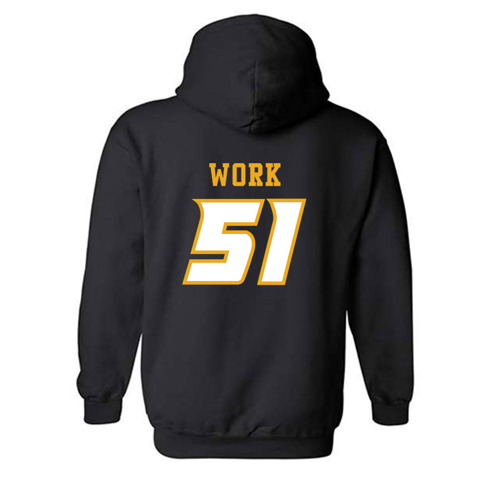 Missouri - NCAA Football : Luke Work - STP Black Hooded Sweatshirt-1