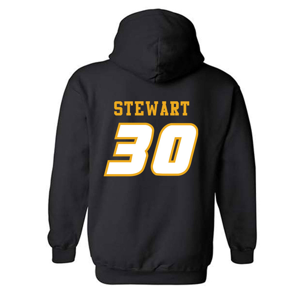 Missouri - NCAA Football : Carter Stewart - STP Black Hooded Sweatshirt-1