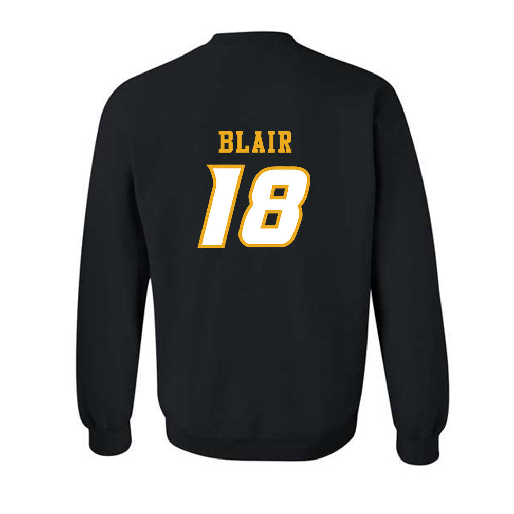 Missouri - NCAA Football : JaDon Blair - STP Black Crewneck Sweatshirt-1