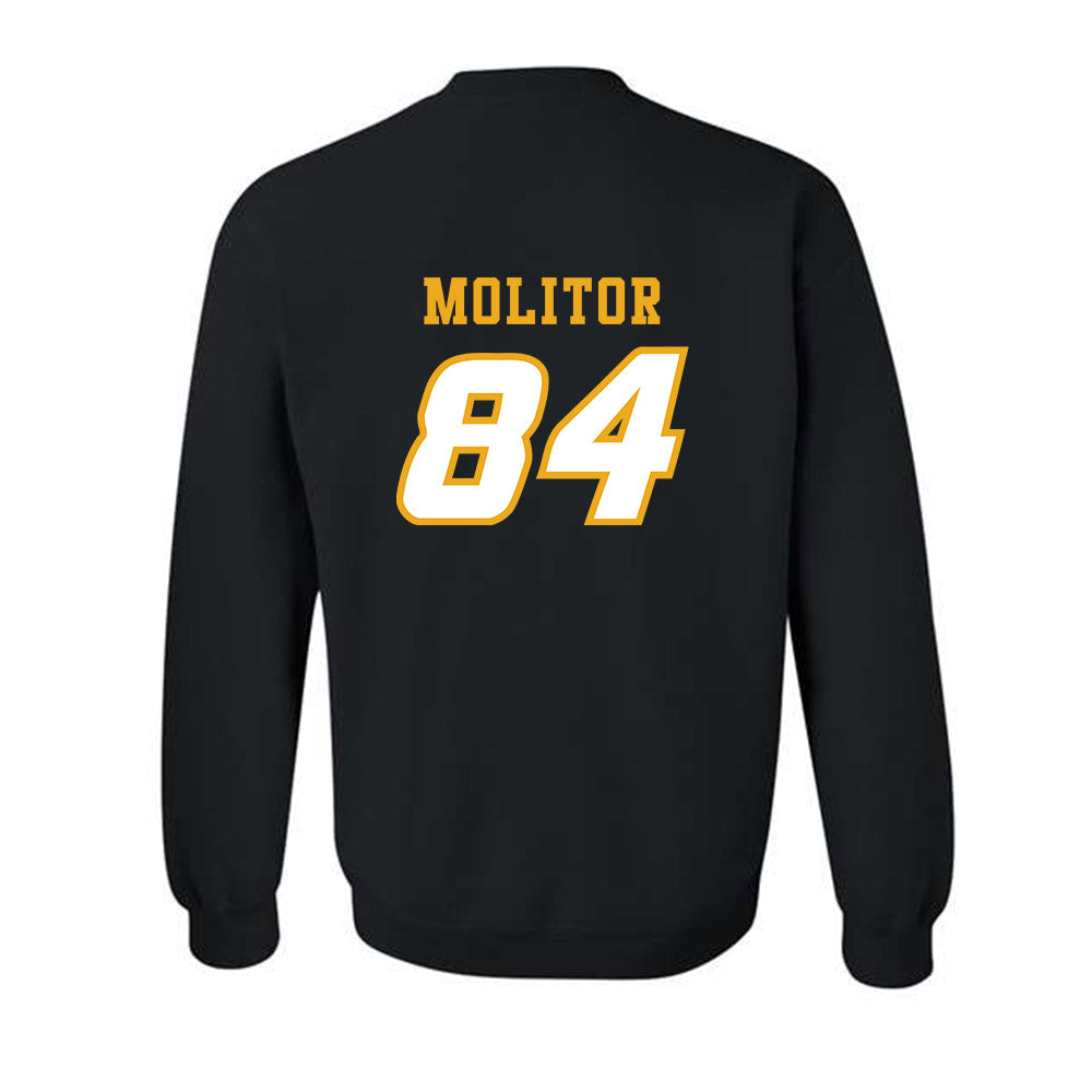 Missouri - NCAA Football : Adam Molitor - STP Black Crewneck Sweatshirt-1