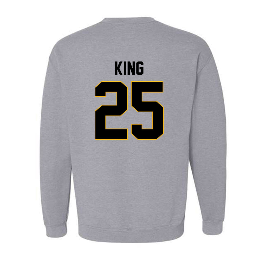 Missouri - NCAA Football : Jason King - STP Grey Crewneck Sweatshirt-1