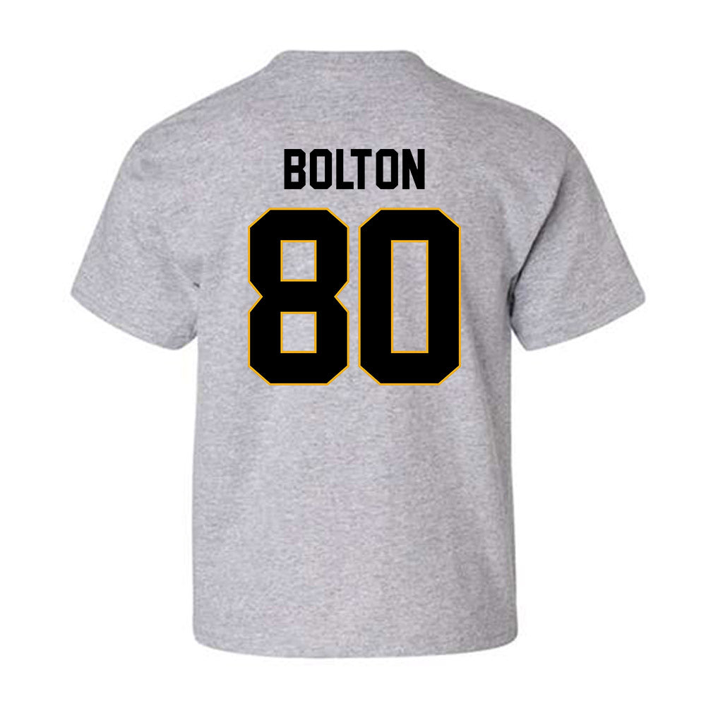 Missouri - NCAA Football : Jayden Bolton - STP Grey Youth T-Shirt-1