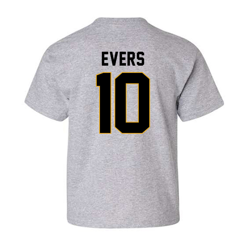 Missouri - NCAA Football : Nick Evers - STP Grey Youth T-Shirt-1