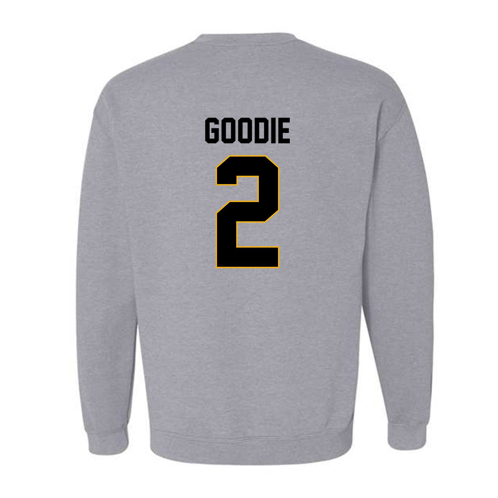 Missouri - NCAA Football : Caleb Goodie - STP Grey Crewneck Sweatshirt-1