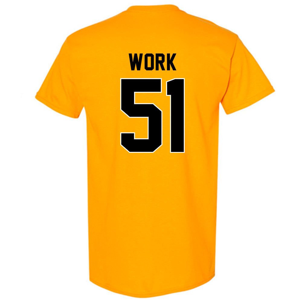 Missouri - NCAA Football : Luke Work - STP Gold T-Shirt-1