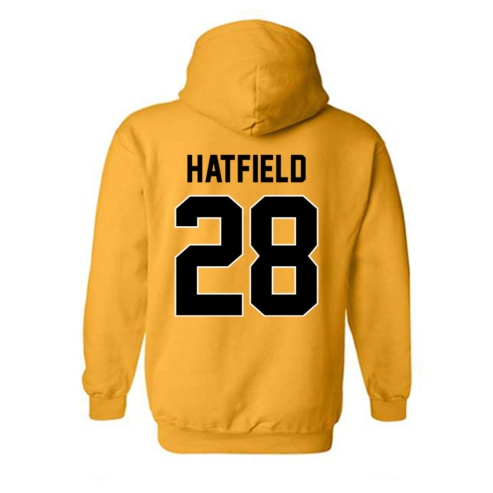 Missouri - NCAA Football : Preston Hatfield - STP Gold Hooded Sweatshirt-1