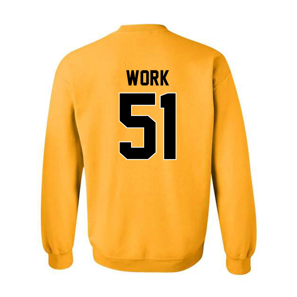 Missouri - NCAA Football : Luke Work - STP Gold Crewneck Sweatshirt-1