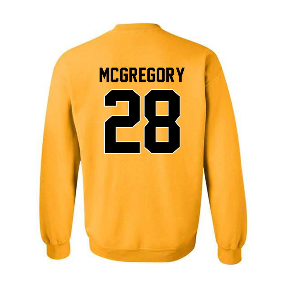 Missouri - NCAA Football : Jayden Mcgregory - STP Gold Crewneck Sweatshirt-1