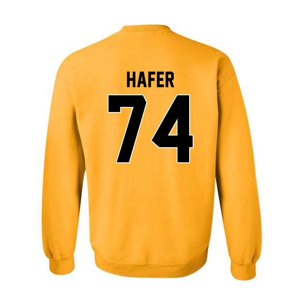 Missouri - NCAA Football : Whit Hafer - STP Gold Crewneck Sweatshirt-1