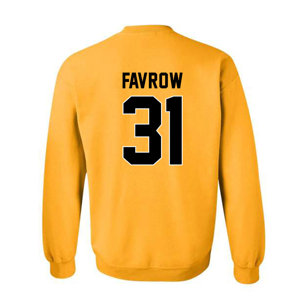 Missouri - NCAA Football : Anthony Favrow - STP Gold Crewneck Sweatshirt-1
