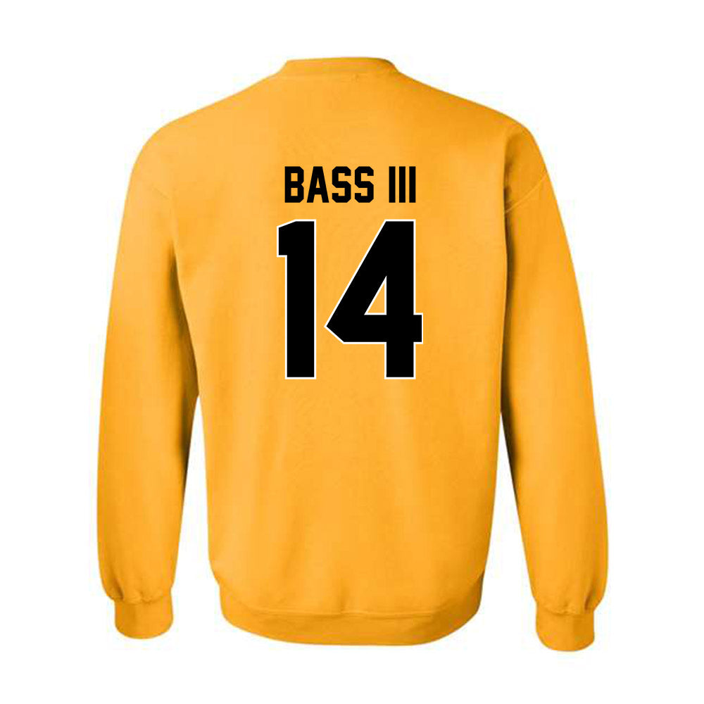 Missouri - NCAA Football : CJ Bass III - STP Gold Crewneck Sweatshirt-1